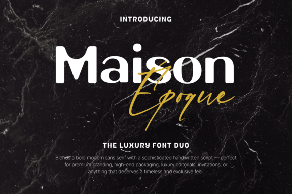 Maison Époque Duo Font Review for Web Designers